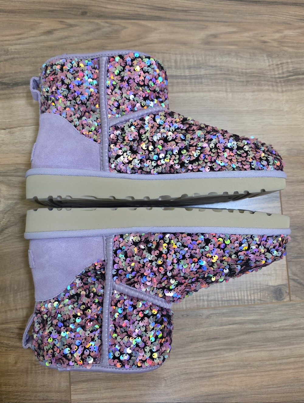 UGG Classic Mini Stellar Sequin Boots - Picture 8 of 17